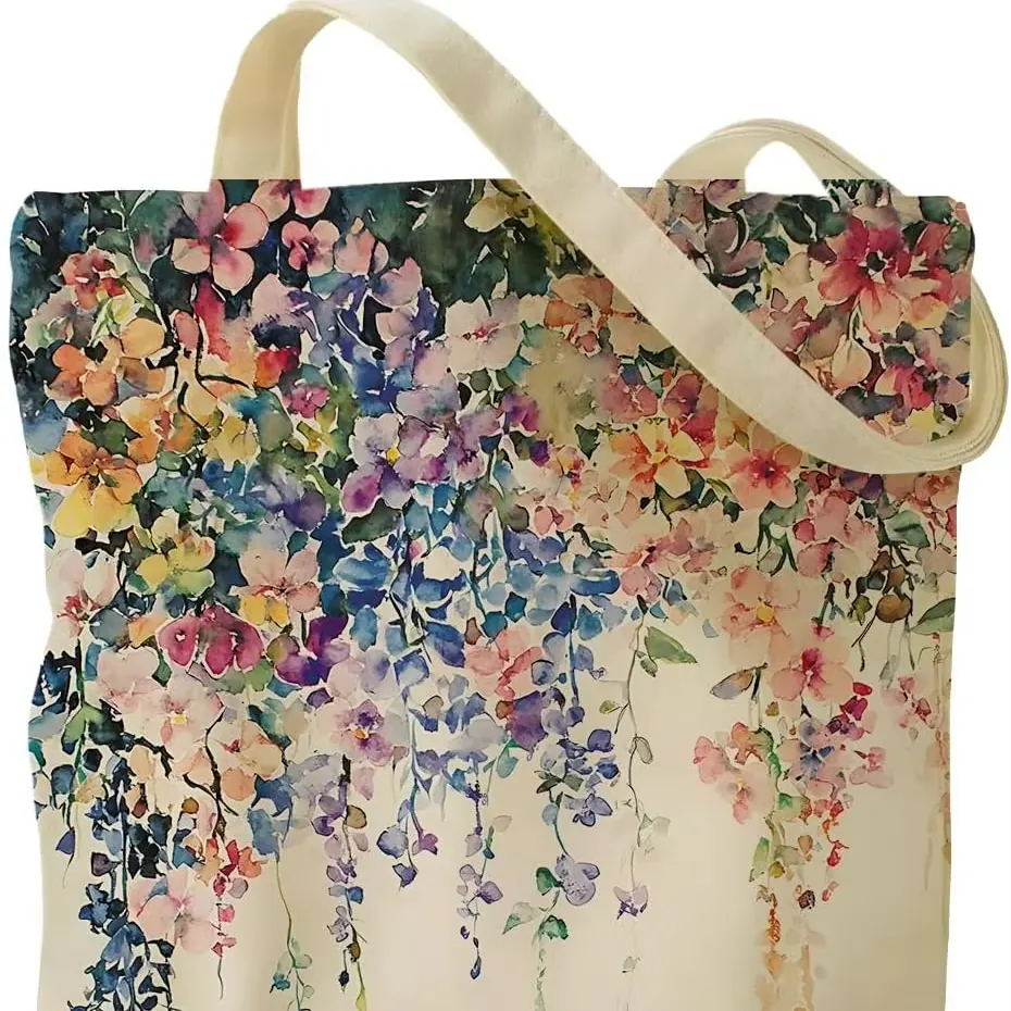 Best Selling Van Gogh Series Print Canvas Tote Bag
