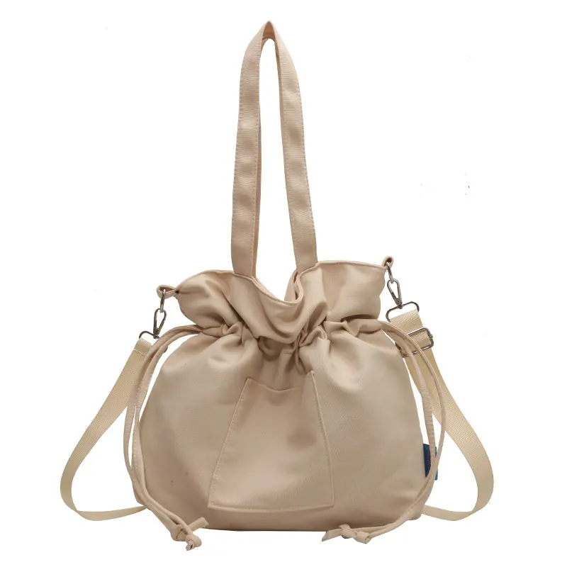 Canvas Tote Bag Handbag Large Capacity Crossbody Bag Korean Style