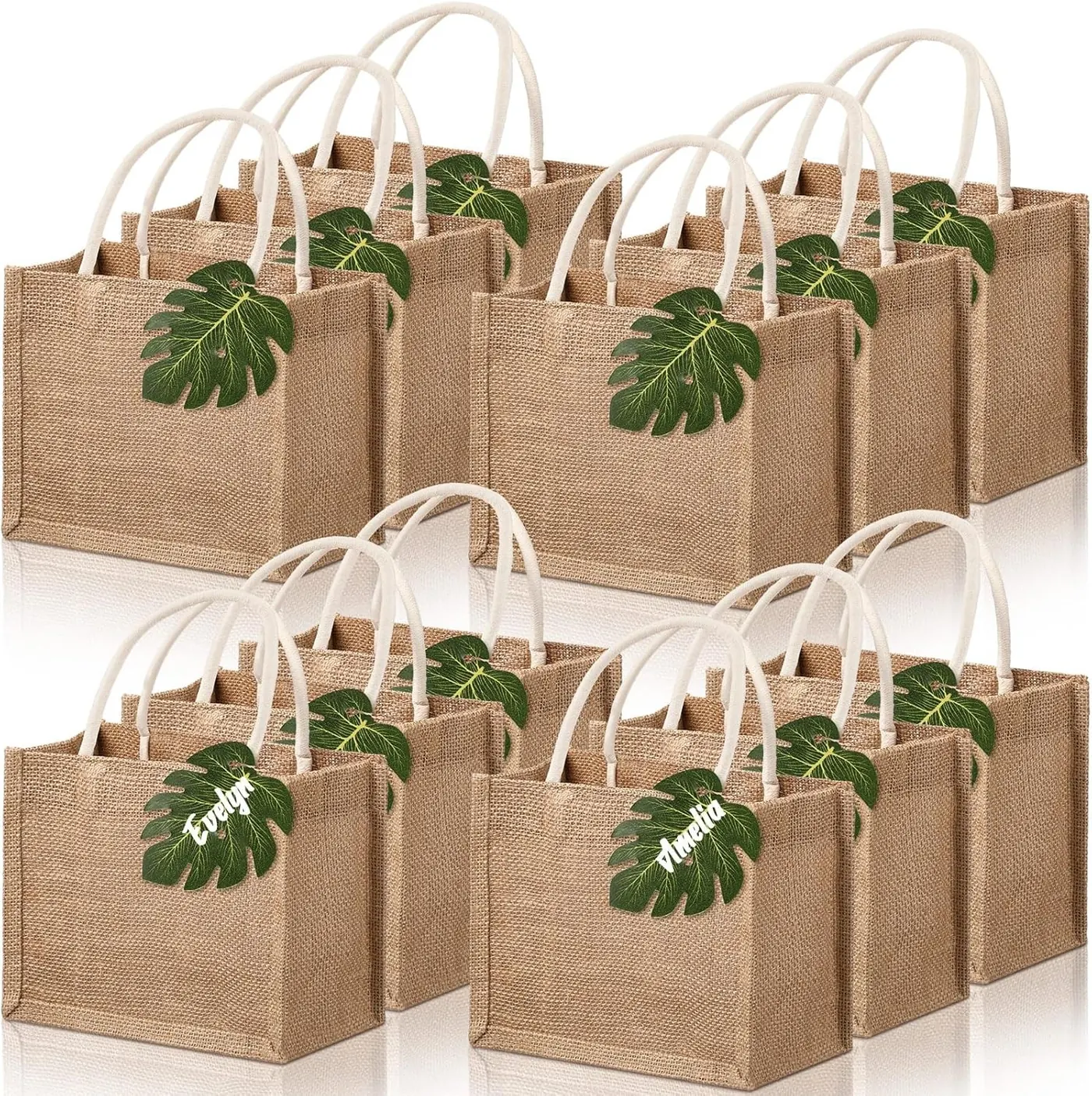 Jute Tote Bags Small Bachelorette Gifts Bags With Handles Paper